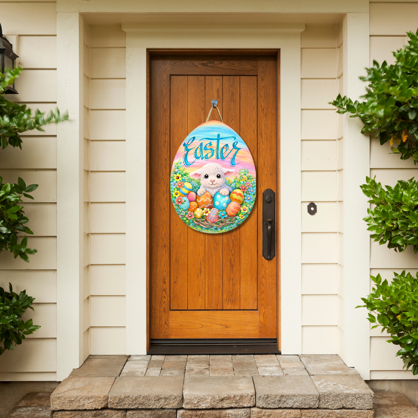 Easter Lamb Egg Canvas Cut – Lola the Lamb Spring Design