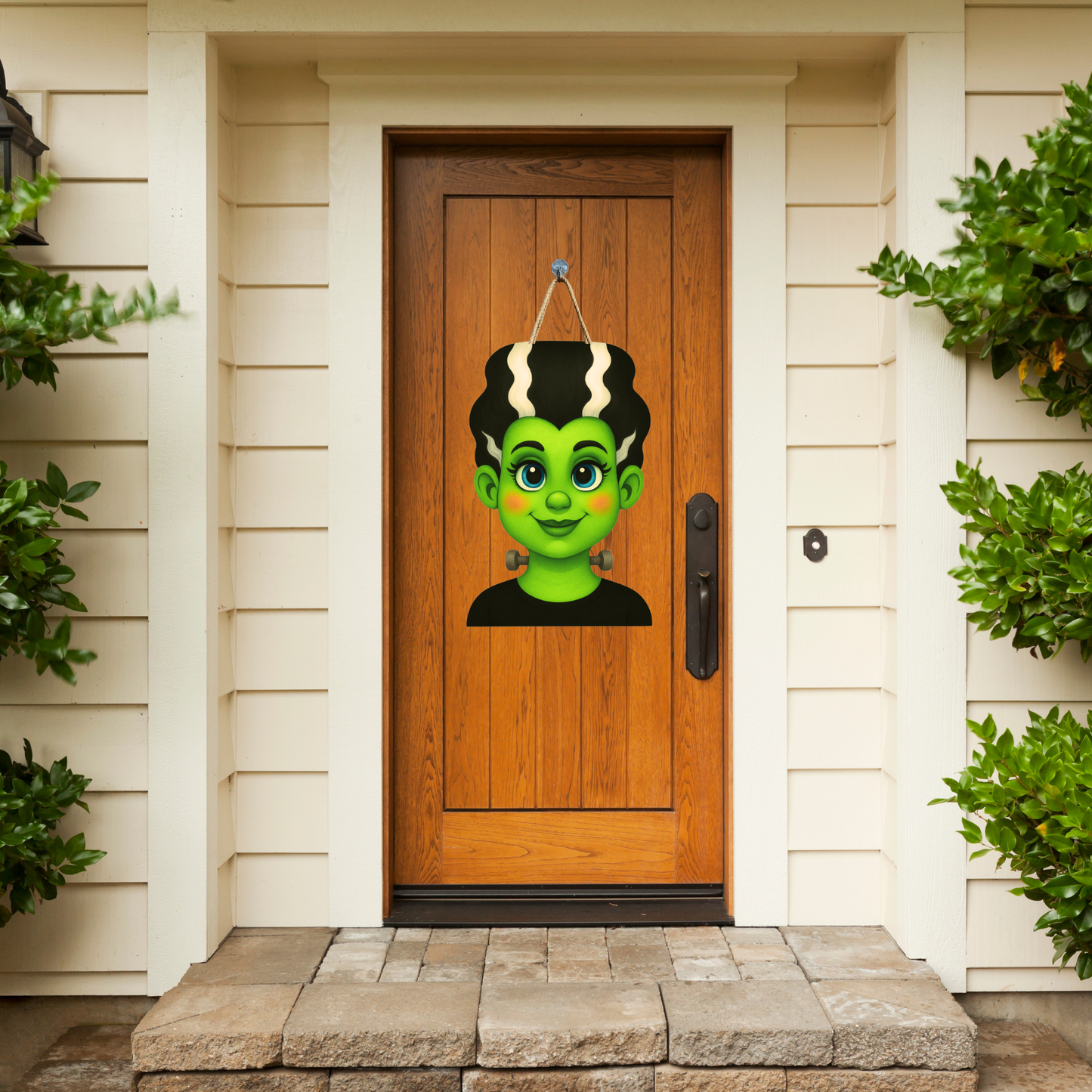 Mrs. Repulsa Frankenstein – Halloween Crafting Canvas for Door Hangers, Porch Signs & Market Decor