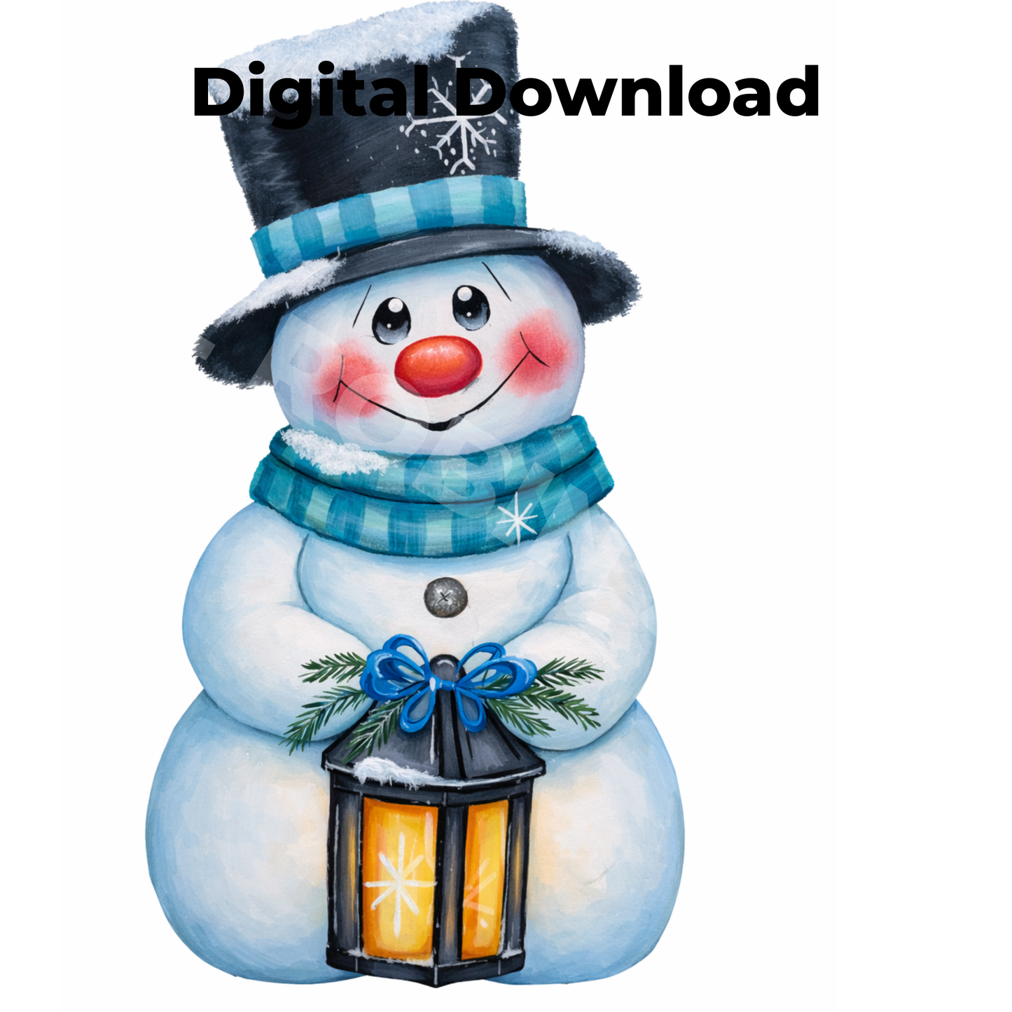 Snowflake the Snowman – Winter Lantern Glow