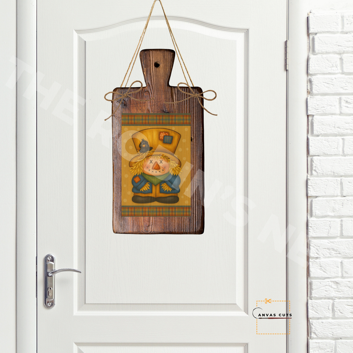 Farmhouse Fall Scarecrow – DIY Canvas for Autumn Craft Shows
