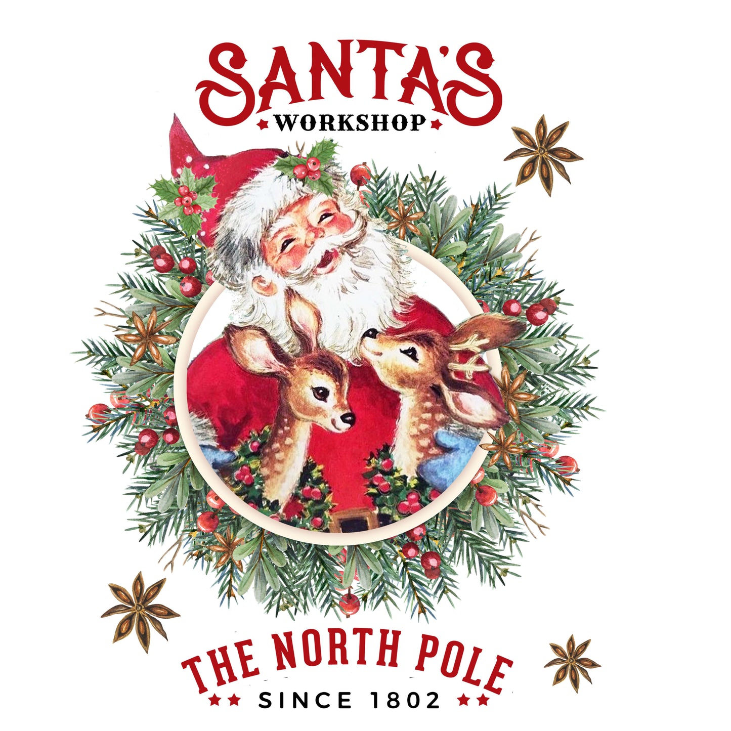 Santa's Workshop Canvas