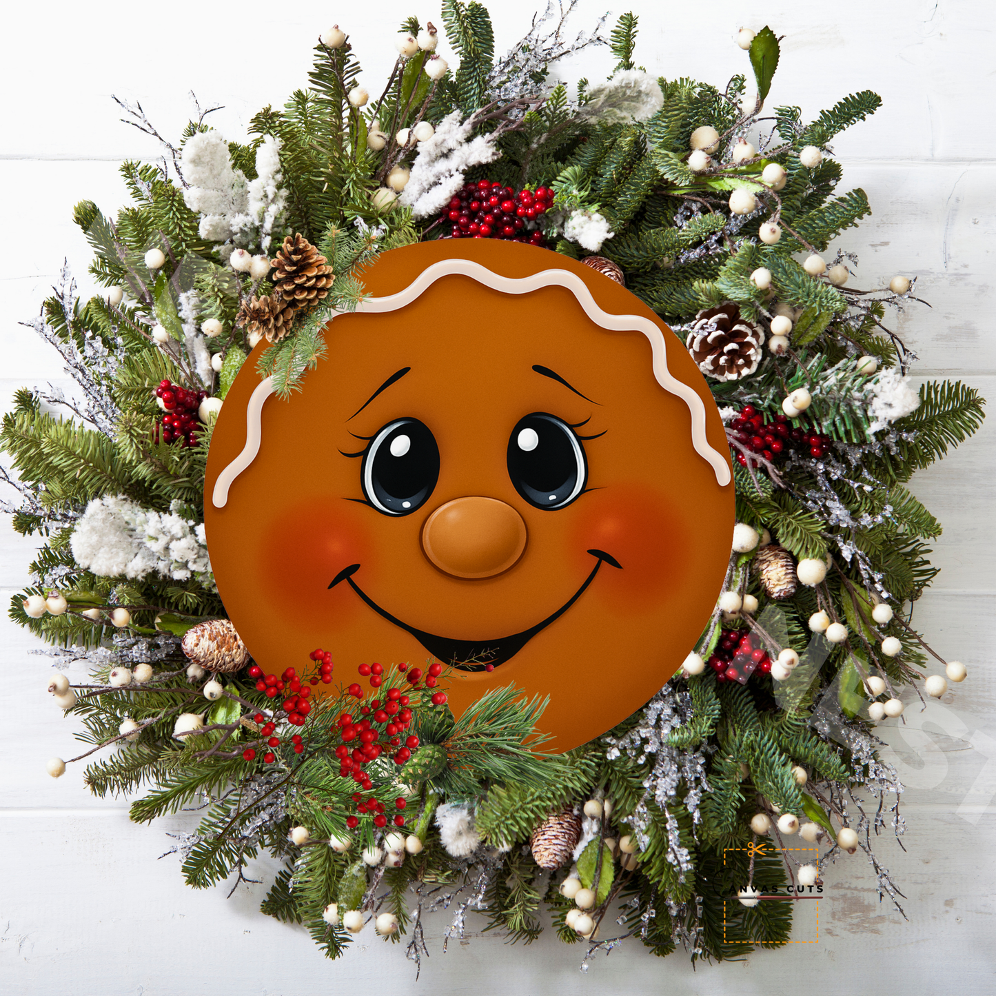 Gumdrop The Gingerbread Man's Face