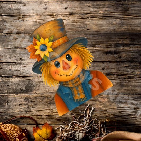 Spencer the Scarecrow – DIY Fall Canvas for Door Hangers & Craft Show Favorites
