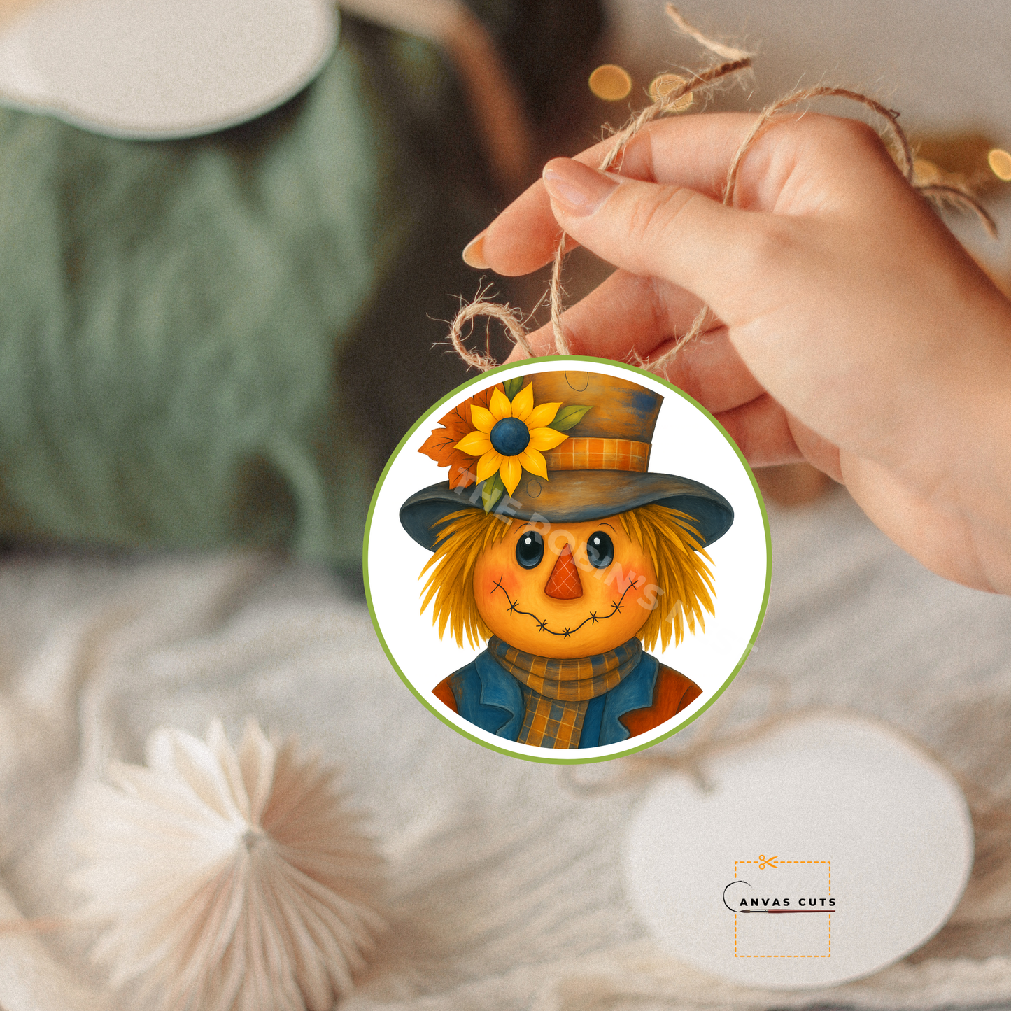 Spencer the Scarecrow – DIY Fall Canvas for Door Hangers & Craft Show Favorites