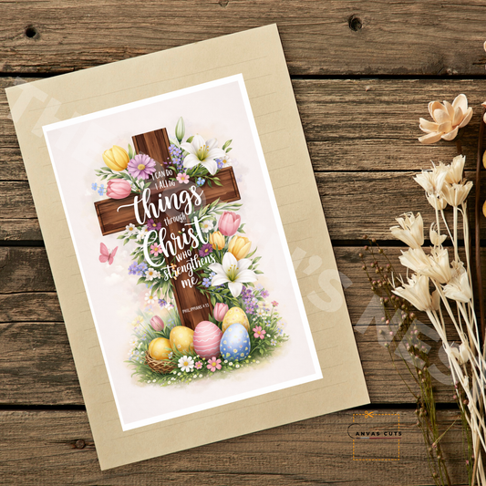 Easter Cross – “I Can Do All Things…”