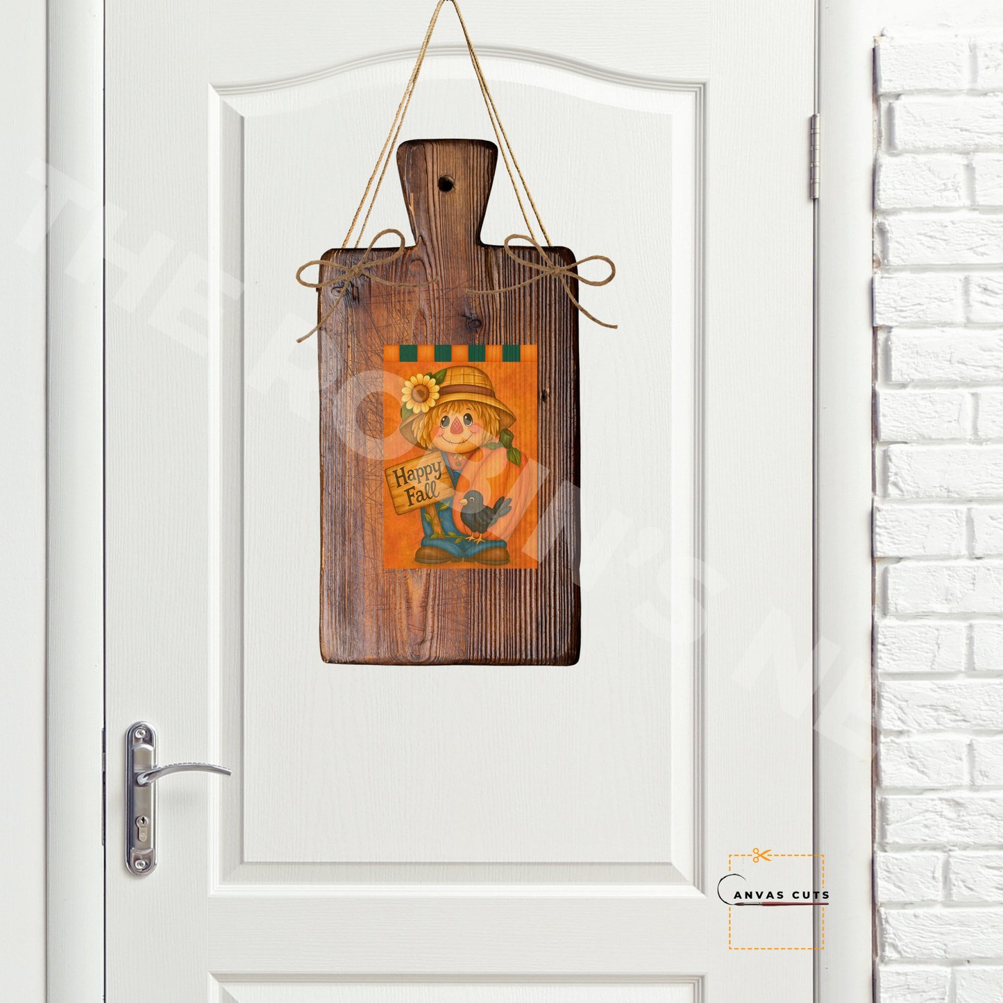 Happy Fall with Pumpkin – Personalizeable Canvas Cut for DIY Crafting, Autumn Décor & Craft Shows