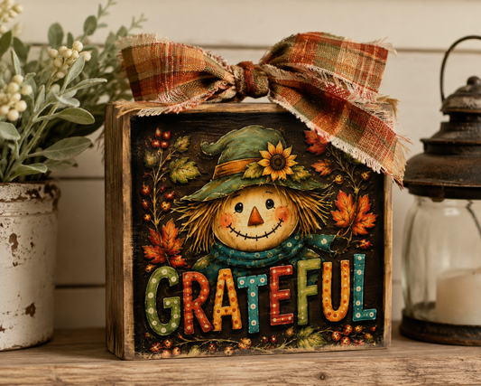 Autumn Series 6" Scarecrow Fall Bundle Canvas Prints 9 6x6" Canvas Prints DIY Canvas Cuts