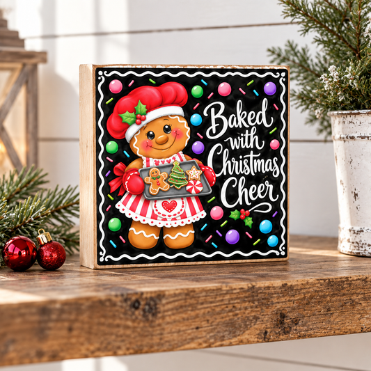 Christmas Gingerbread Candy Canvas - Mini Bundle - 10 4x4" Prints