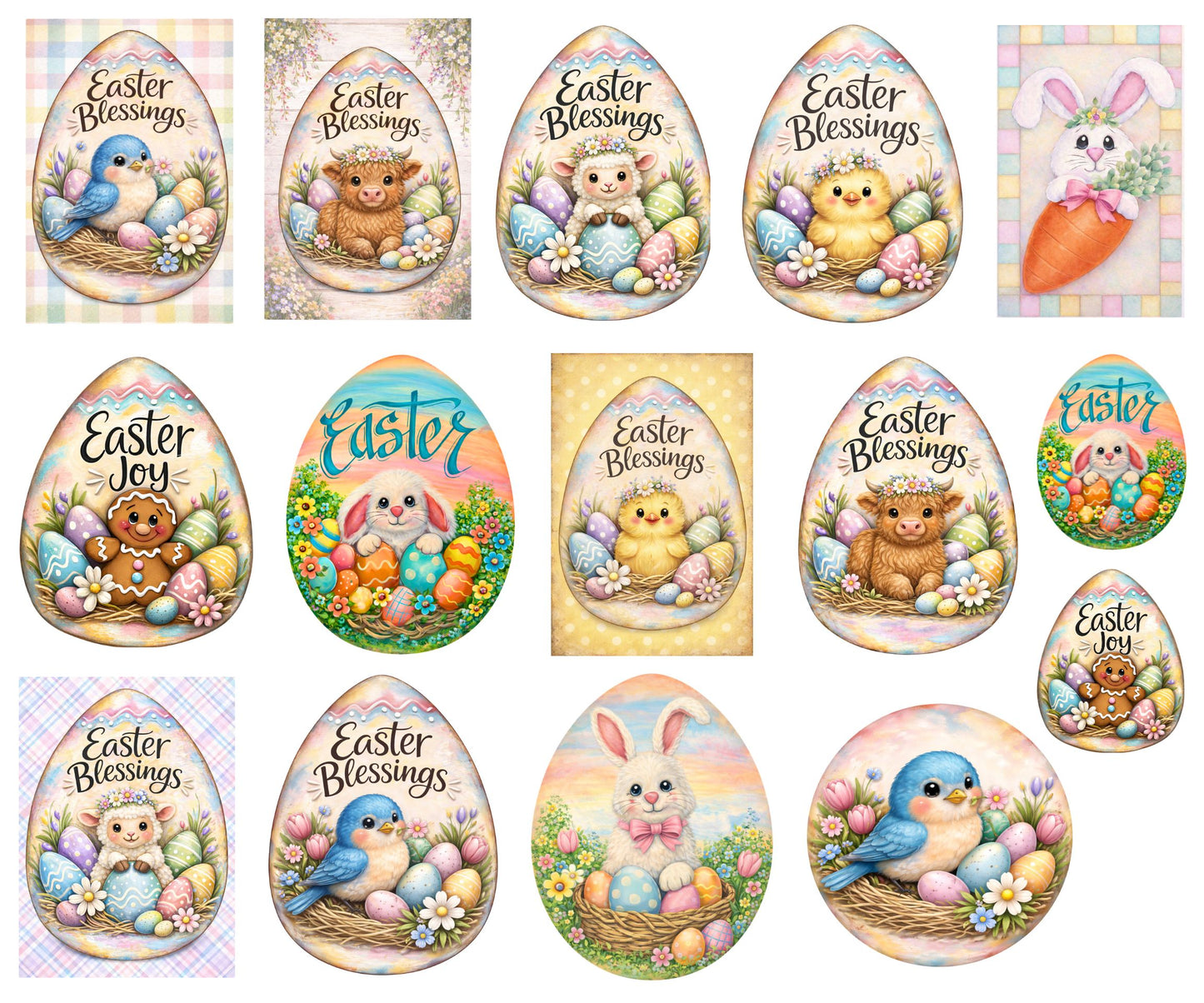 Easter Egg Canvas Cuts Bundle – Special Deal 50% Off