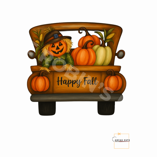Antique Truck Harvest Time Charm