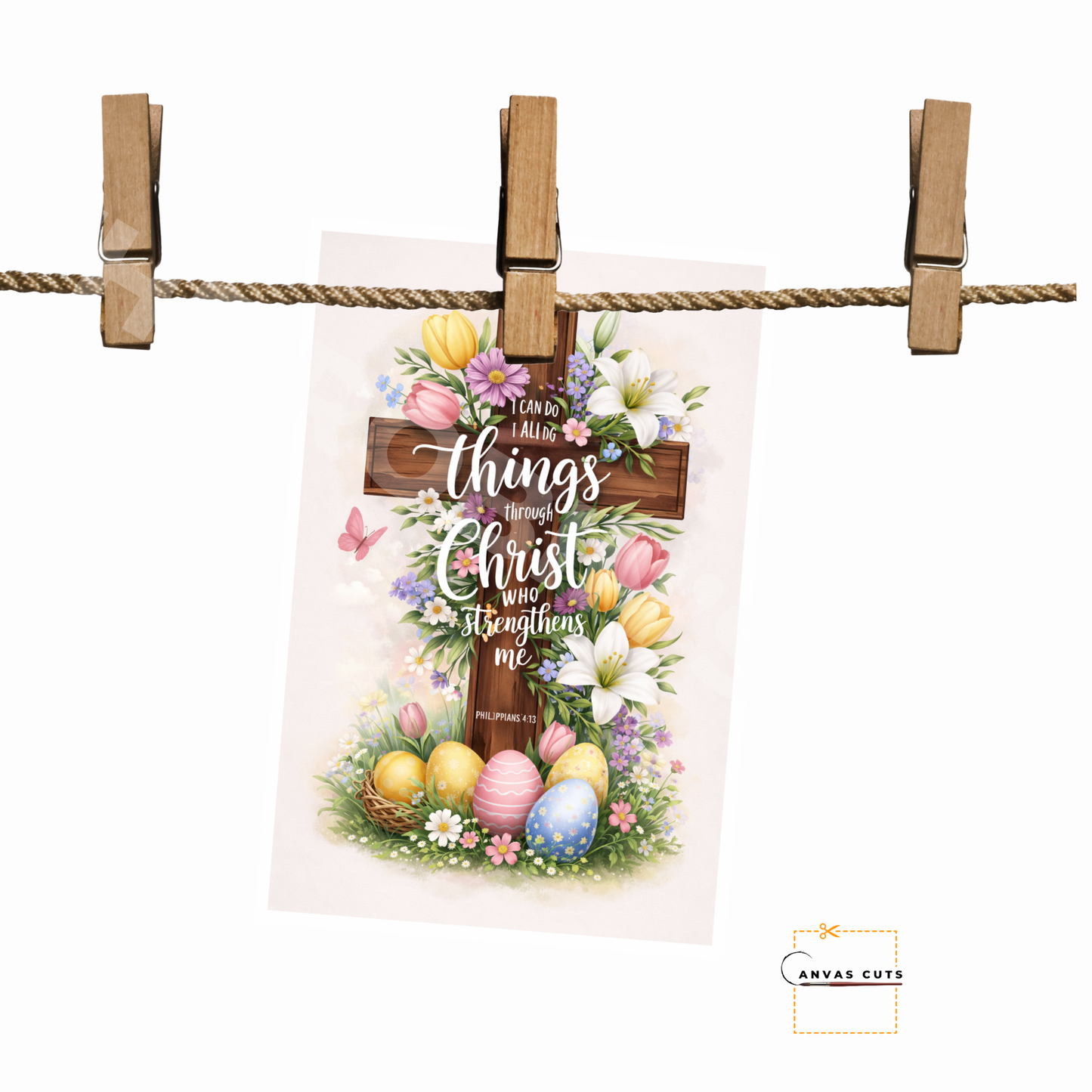 Easter Cross – “I Can Do All Things…”
