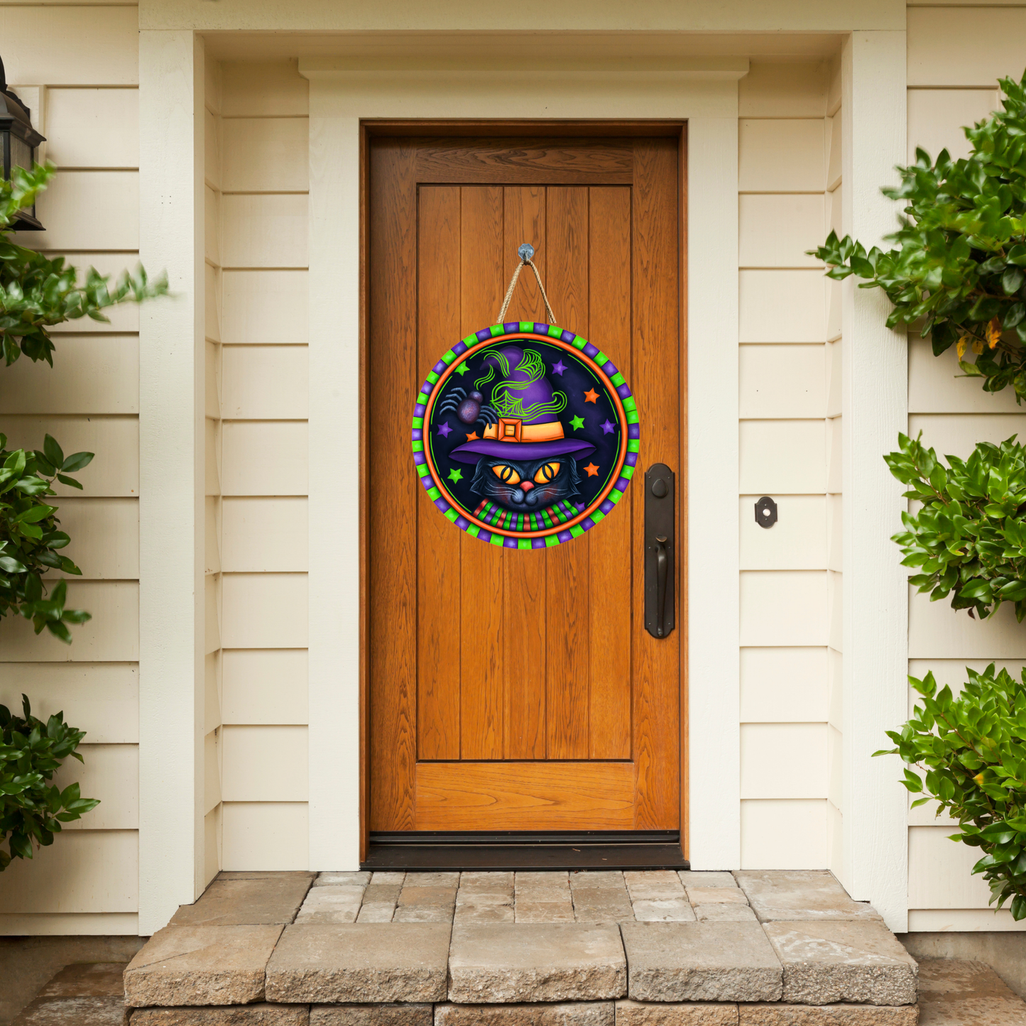 Inky the Black Cat – Halloween Crafting Canvas for Door Hangers, Wreaths & Porch Decor