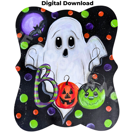 Pearl the Ghost – BOO‑tiful Digital Download | Printable PDF & PNG