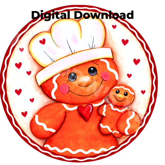 Ginger & Heart Cookie – Sweet Holiday Charm