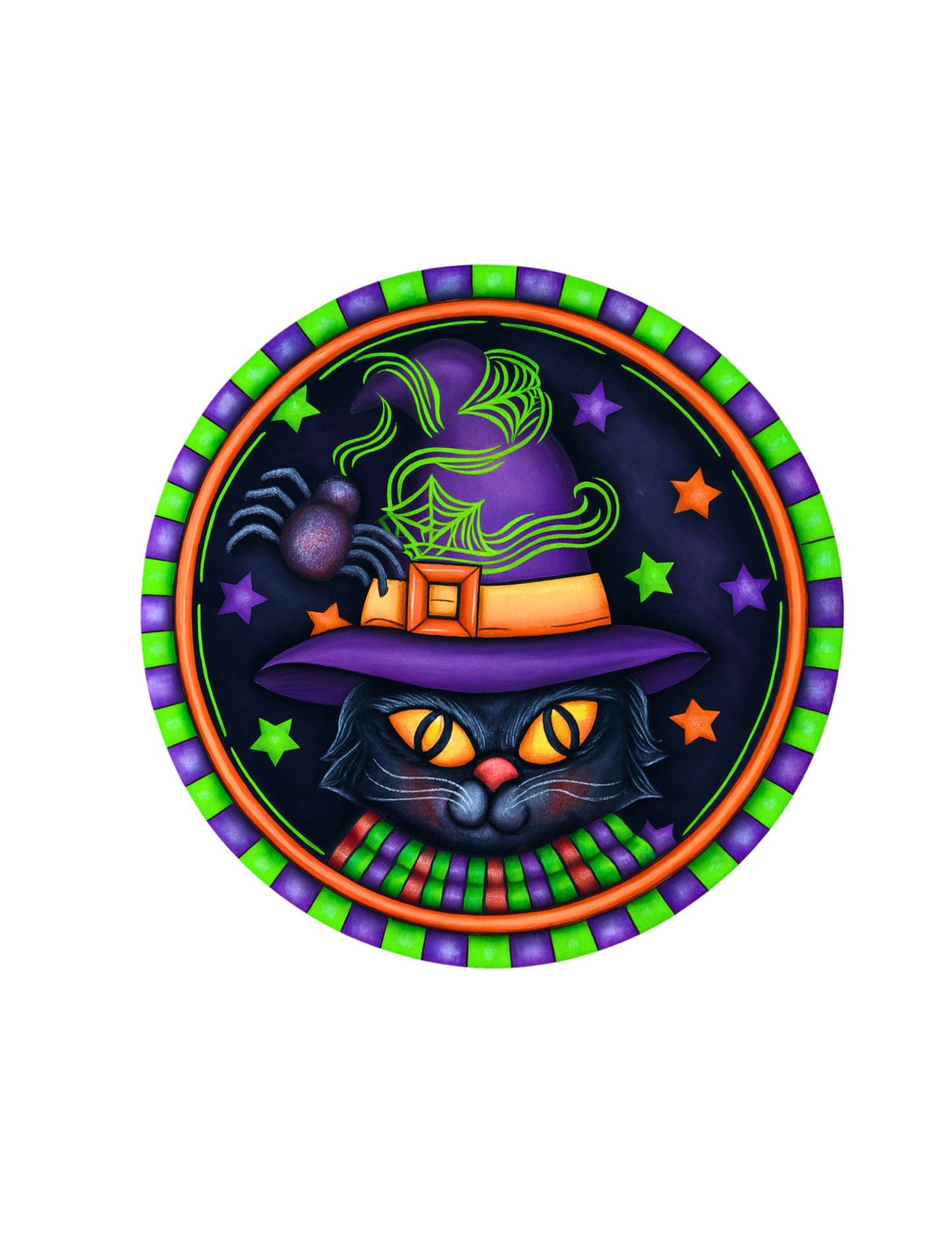 Inky the Black Cat Digital Download | Printable PDF & PNG Craft Design