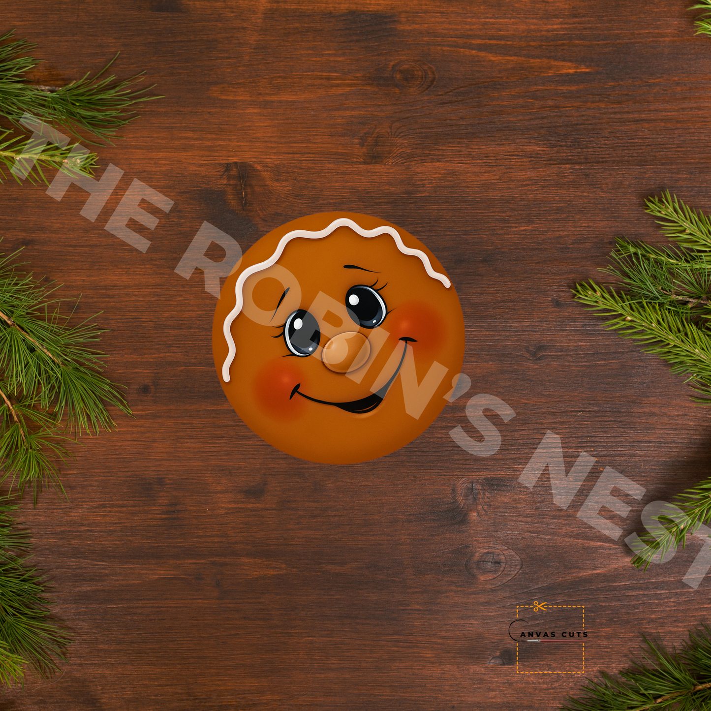 Gumdrop The Gingerbread Man's Face