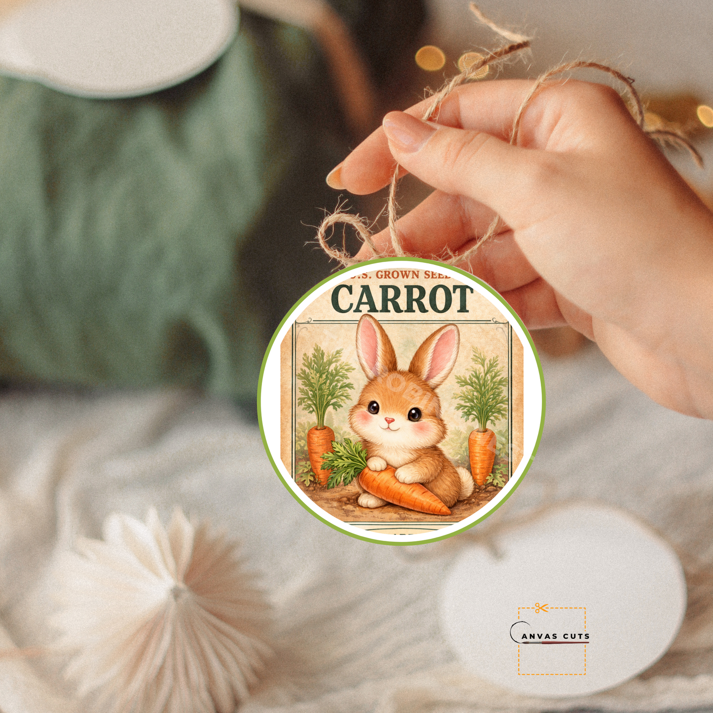 Carrot Seed Pouch – Easter Bunny