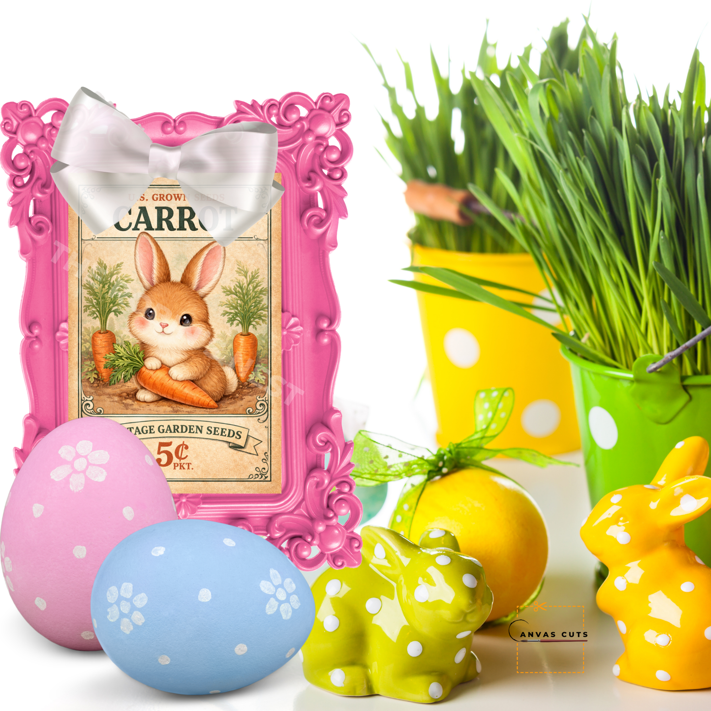 Carrot Seed Pouch – Easter Bunny