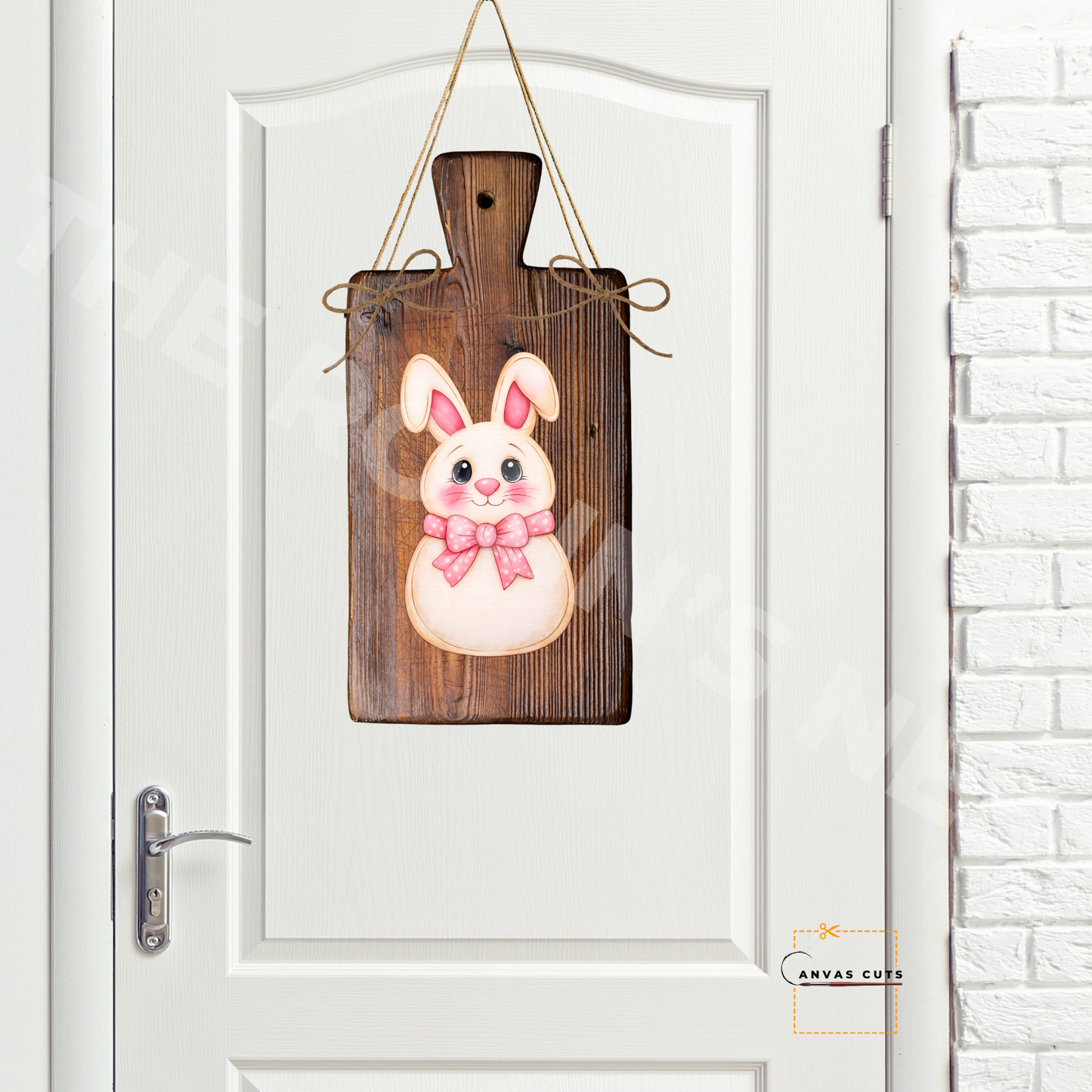 Fiona the Pink-Eared Bunny – Ribbon Charm