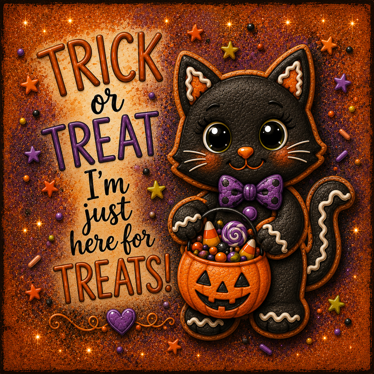Gingerbread Halloween Canvas Prints 4x4 Bundle 50% Off - DIY Canvas Cuts 20 pieces