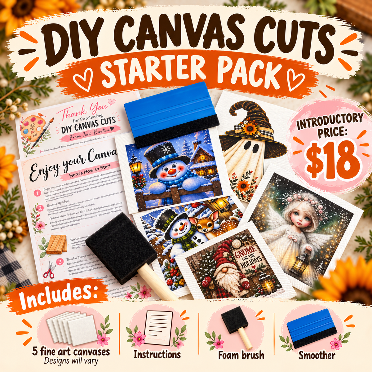 DIY Canvas Cuts Starter Pack