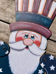 30" Uncle Sam Porch Decor 4th of July, Summer USA Decoration, Independence Day