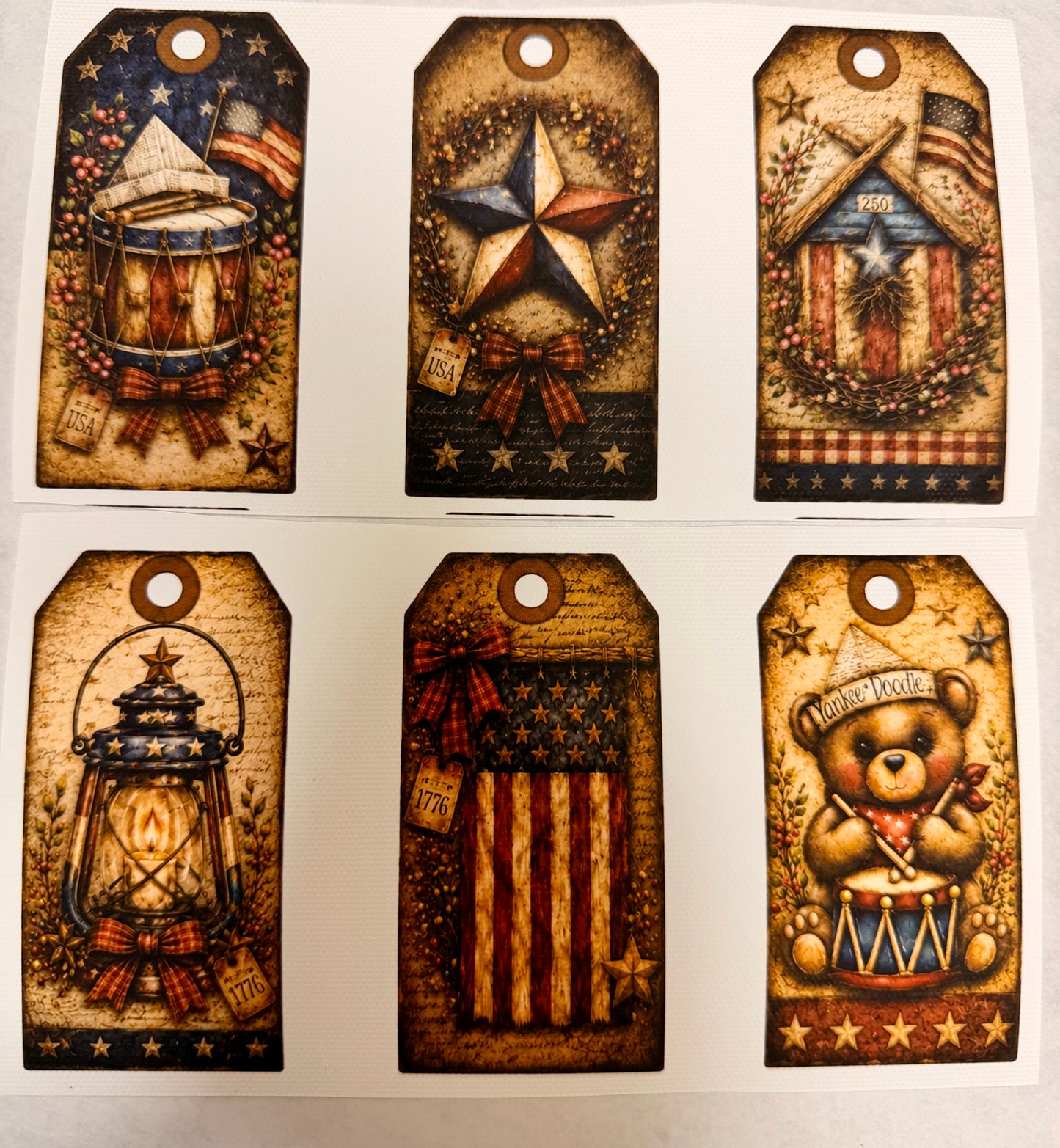 FREE Americana Clipboard Project Guide