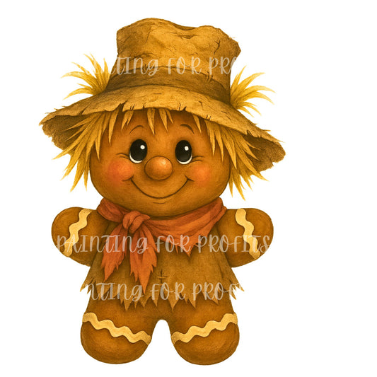 Snaps - The Ginger Scarecrow -  Printed Fine Art Canvas for DIY Crafting, Halloween Décor & Craft Shows (Copy)