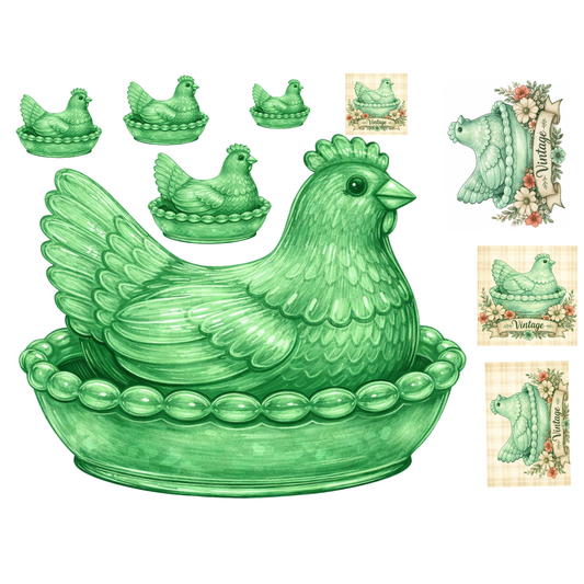 Hen on a Nest Bundle - 50% off Special Price $22. Value of $56