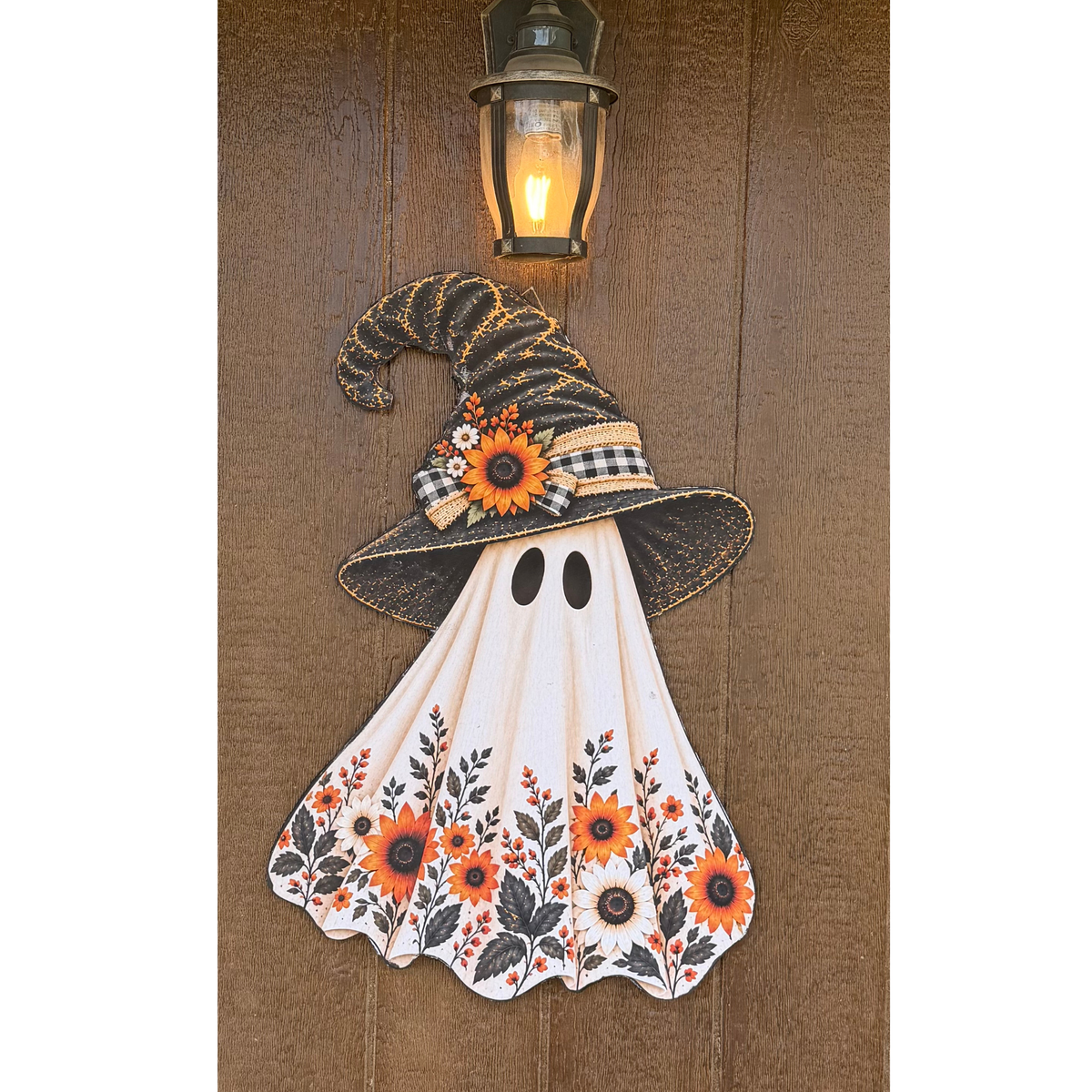 Halloween Ghost DIY Project Fine Art Canvas - Just Cut and Glue DIY Project - Craft Shows
