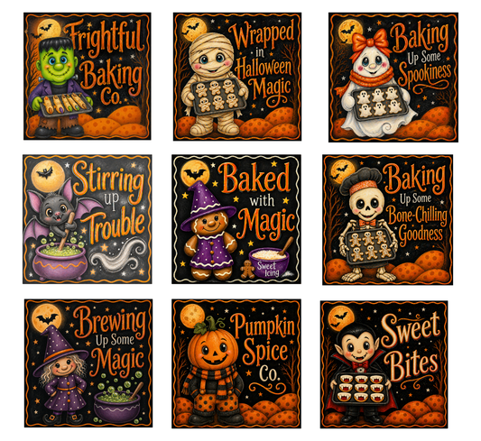 Spooky Halloween Canvas Prints Bundle 50% off Special ($64 value)