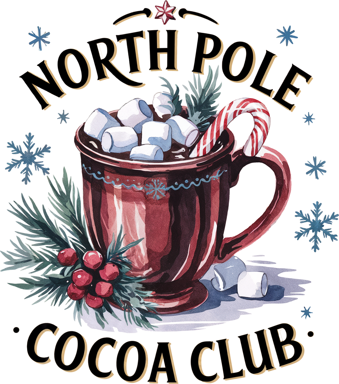 North Pole Cocoa Club Canvas