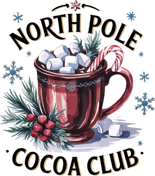 North Pole Cocoa Club Canvas