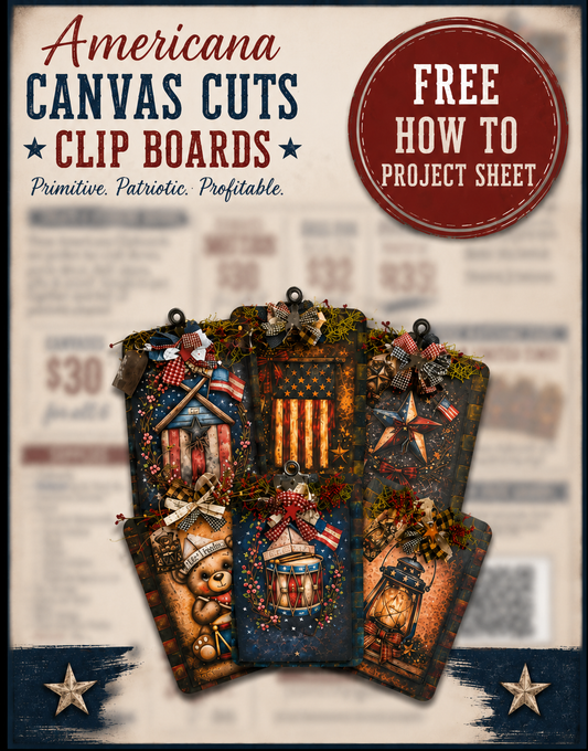 FREE Americana Clipboard Project Guide