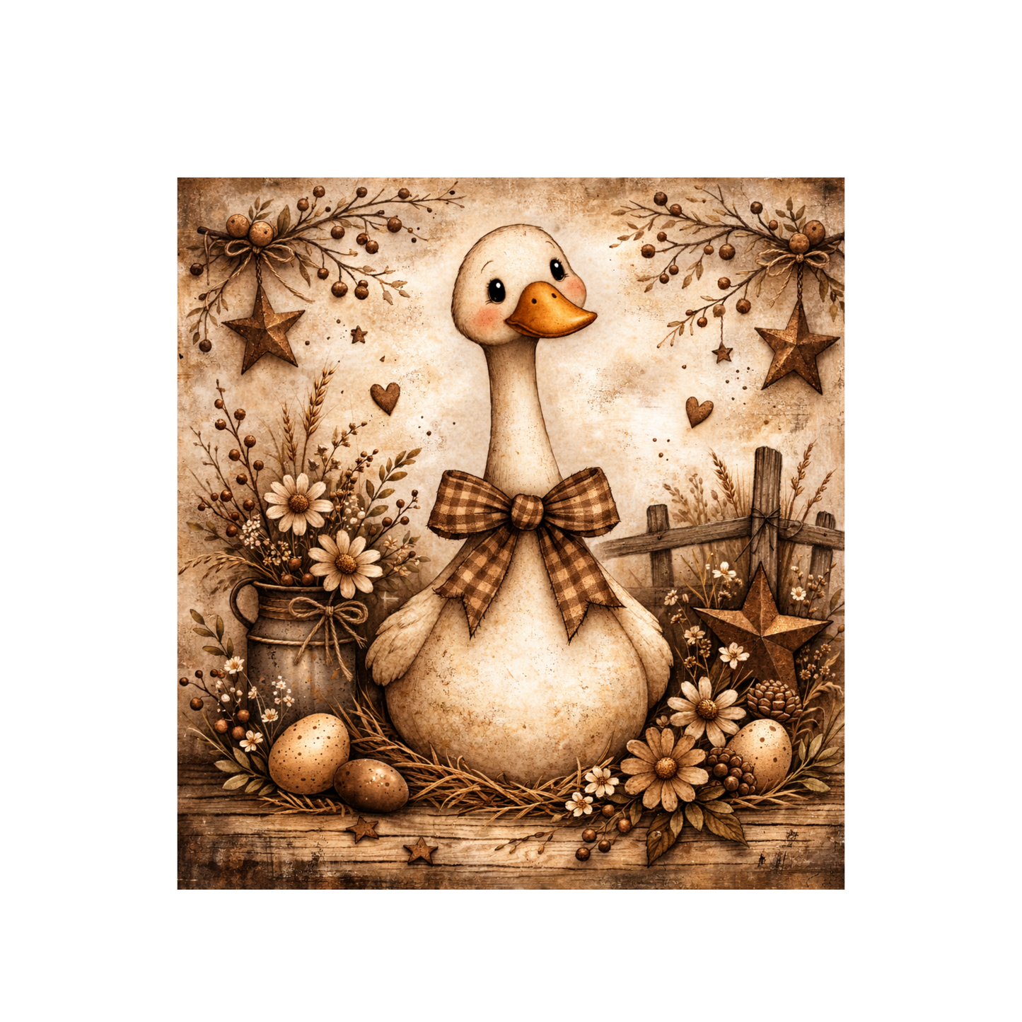 Miss Goosie Lou #2 - Spring Primitive Collection