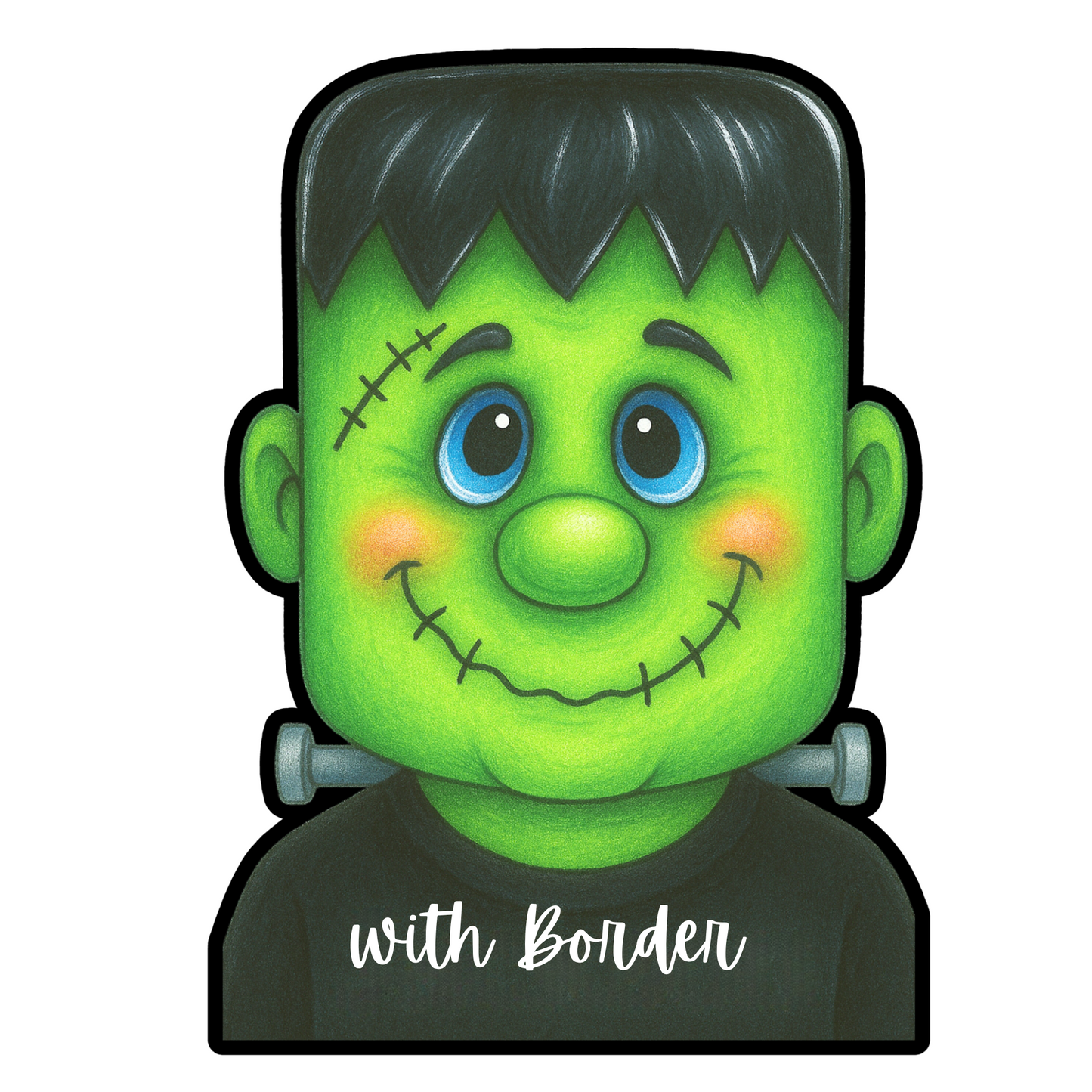 Frankie – Halloween Craft Canvas (No Background) for Door Hangers & Wreath Accents