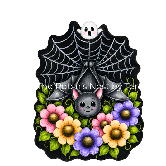 Cute Halloween Bat  Canvas | Halloween Wall Decor DIY Canvas